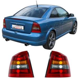 Set stopuri Opel Astra G Bertone coupe, cabrio, sedan rosu fumuriu