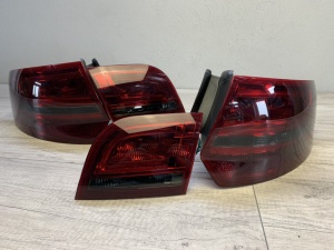 Stopuri Audi A3 8P Sportback (2004 - 2008) LED rosu fumuriu - Img 4