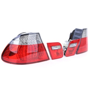 Stopuri BMW E46 coupe NFL LED rosu clar - Img 3