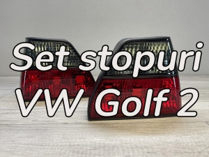 Stopuri VW Golf 2 rosu fumuriu
