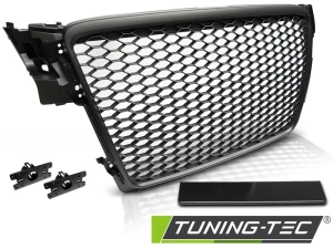 Grila Audi A4 S4 B8 (2008 - 2011) 'RS Style' negru mat