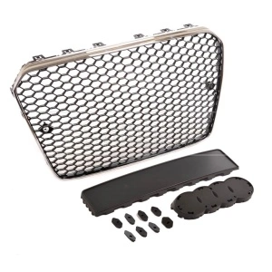 Grila Audi A5 B8 8T (2011 - 2016) 'RS Style' crom negru PDC - Img 2