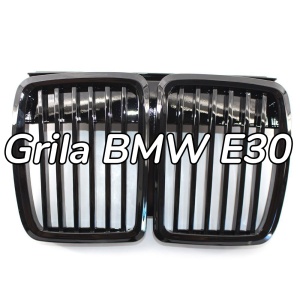 Grila BMW E30 negru lucios - Img 1