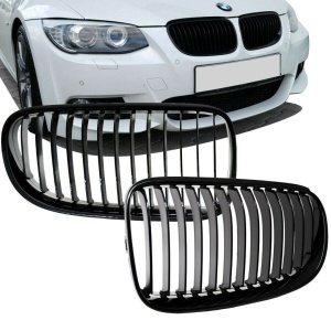 Grila BMW E92 E93 FL negru lucios - Img 2