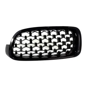 Grila BMW F30 F31 DIAMOND look negru lucios - Img 4