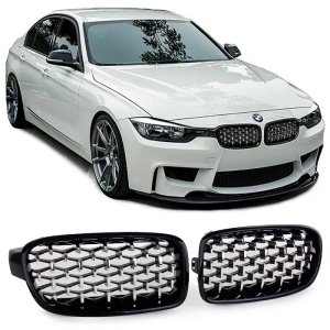 Grila BMW F30 F31 DIAMOND look - Img 2