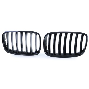 Grila BMW X5 E70 X6 E71 negru lucios - Img 2