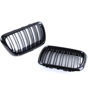 Grila dubla BMW E36 FL facelift M-Look negru lucios - Img 4