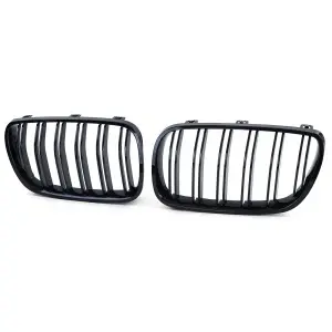 Grila dubla BMW E83 X3 (2007 - 2010) M-Look negru lucios - Img 2