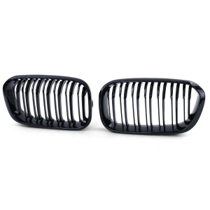 Grila dubla BMW F20, F21 LCi (2015 - 2019) M-LOOK negru lucios - Img 2