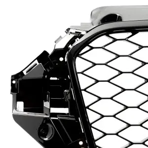 Grila fara emblema Audi A3 S3 8V (2012 - 2016) RS Style negru lucios PDC - Img 3
