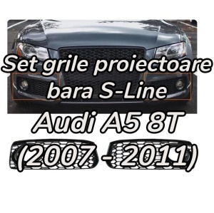 Grila proiectoare Audi A5 8T (2007 - 2011) S-Line