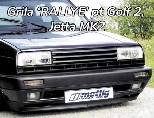 Grila sport fara emblema VW Golf 2, Jetta MK2 Rallye - Mattig
