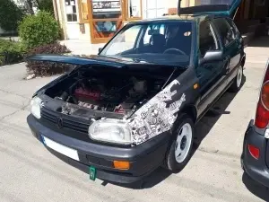HoodLift amortizoare / telescoape capota VW Golf 3, Vento - Img 3