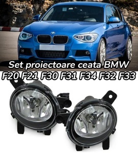 Proiectoare ceata BMW F20, F21, F30, F31, F34, F32, F33 clar