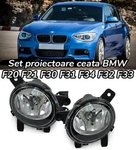 Proiectoare ceata BMW F20, F21, F30, F31, F34, F32, F33 clar