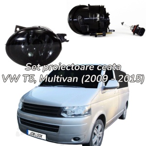 Proiectoare ceata VW Transporter Bus Multivan T5 (2009 - 2015) fumuriu