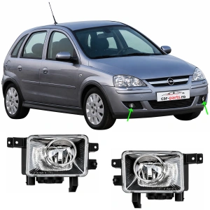 Set far proiectoare ceata Opel Corsa C, Combo C