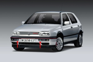 Set proiectoare ceata cu lupa VW Golf 3, Vento fumuriu - Img 5