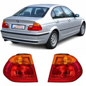 Set stopuri BMW E46 NFL sedan rosu portocaliu - aripa