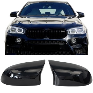 Capace oglinzi 'Batman' BMW X3 F25, X4 F26, X5 F15, X6 F16 negru lucios