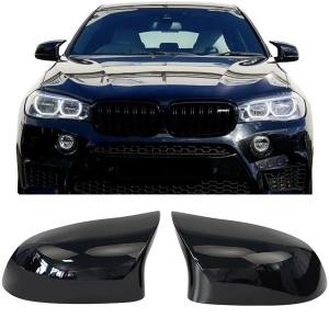 Capace oglinzi 'Batman' BMW X3 F25, X4 F26, X5 F15, X6 F16 negru lucios
