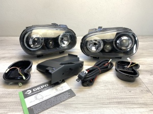 Faruri VW Golf 4 'look R32' Angel Eyes - Img 4
