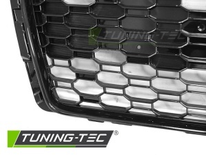 Grila Audi A4 B9 (2015 - 2019) negru lucios - Img 4