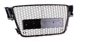 Grila Audi A5 8T (2007 - 2011) RS look negru lucios PDC - Img 6
