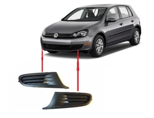 Grila bara / proiectoare VW Golf 6 - Img 2