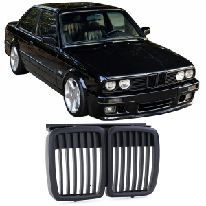Grila BMW E30 negru mat