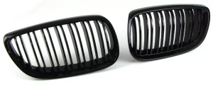 Grila dubla BMW E92 E93 NFL M-LOOK negru lucios - Img 2