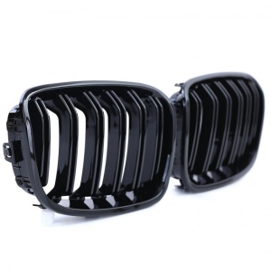 Grila dubla BMW F20 F21 NFL (2011 - 2015) M-LOOK negru lucios - Img 2