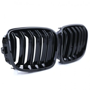 Grila dubla BMW F20, F21 NFL (2011 - 2015) M-LOOK negru lucios - Img 2