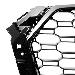 Grila fara emblema Audi A4 B9 (2015 - 2019) negru lucios PDC - Img 2