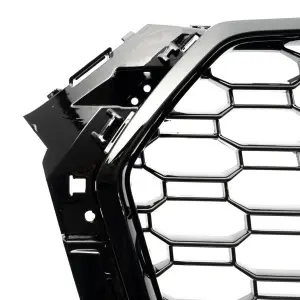 Grila fara emblema Audi A4 B9 (2015 - 2019) negru lucios PDC - Img 2