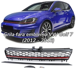 Grila sport fara emblema VW Golf 7 (2012 - 2016) 'GTI look'