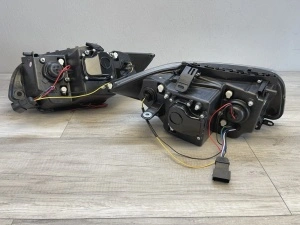 Set faruri BMW E81, E82, E87, E88 Angel Eyes negru - Img 5
