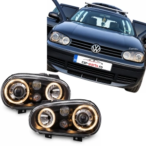 Set faruri VW Golf 4 'look R32' Angel Eyes - Img 2