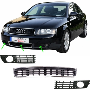 Set grile bara fata Audi A4 B6 8E