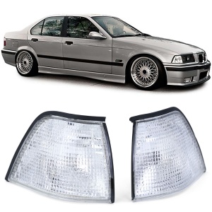 Set semnalizari BMW E36 sedan, touring, compact alb