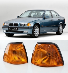 Set semnalizari BMW E36 sedan, touring, compact portocaliu