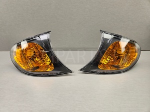 Set semnalizari BMW E46 FL facelift Black Rand portocaliu - Img 2