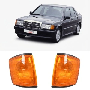 Set semnalizari Mercedes 190 W201 portocaliu