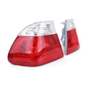 Set stopuri BMW E46 NFL sedan rosu alb - aripa - Img 3