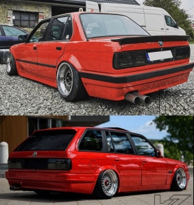 Stopuri BMW E30 FL fumuriu - Img 6