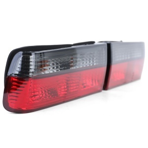 Stopuri BMW E30 NFL non-facelift rosu fumuriu - Img 4