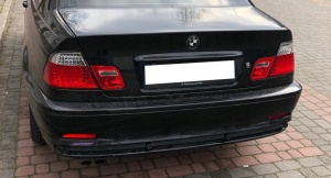 Stopuri BMW E46 coupe NFL LED rosu clar - Img 6
