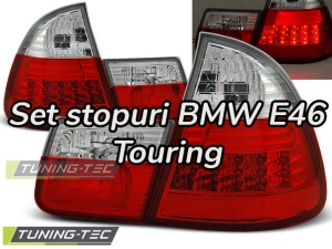 Stopuri BMW E46 Touring break LED rosu clar