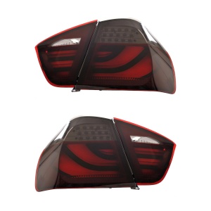 Stopuri BMW E90 NFL LED BAR rosu fumuriu - Img 3